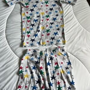 Hanna Andersson Multicolor Star Print Kids Pajamas